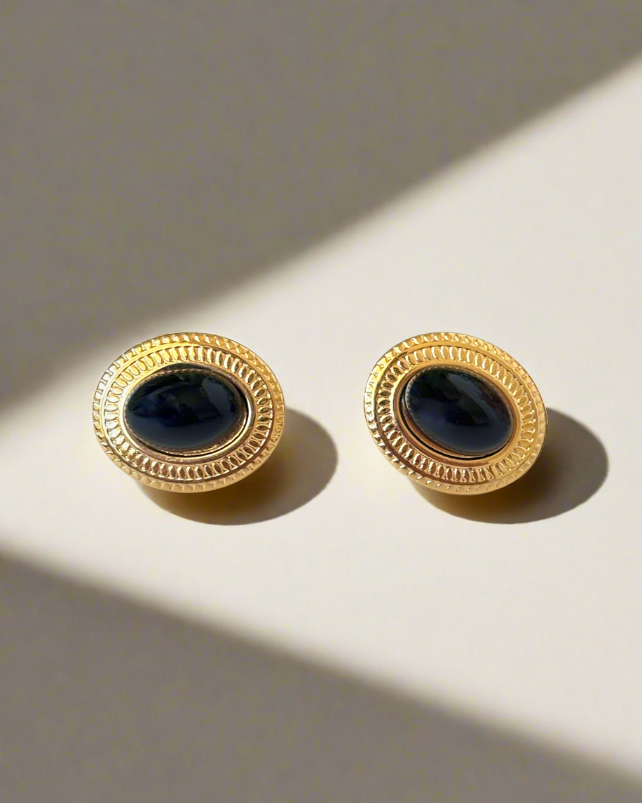 NOYA _ orecchini con pietra colorata