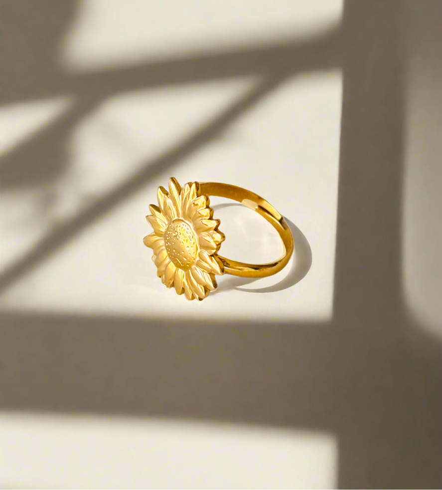 NOYA_ Anello a forma di girasole