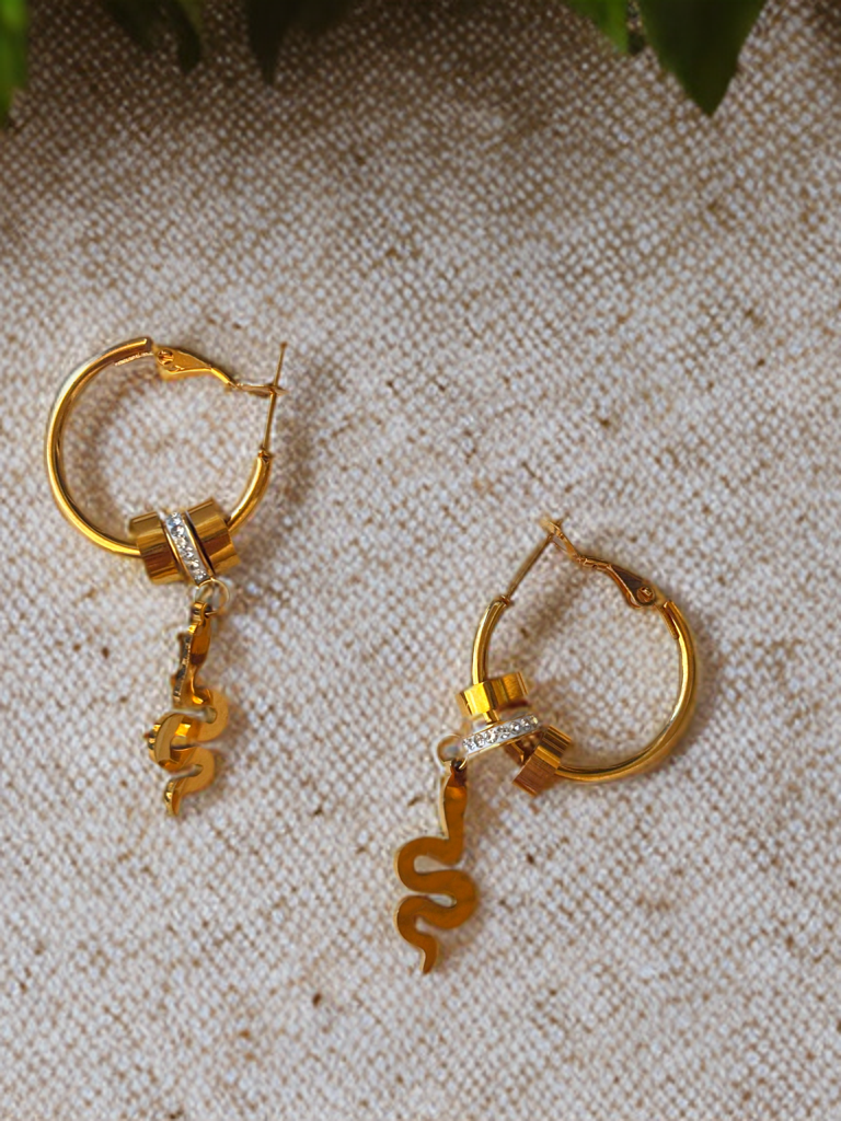 NOYA _ Orecchini serpente