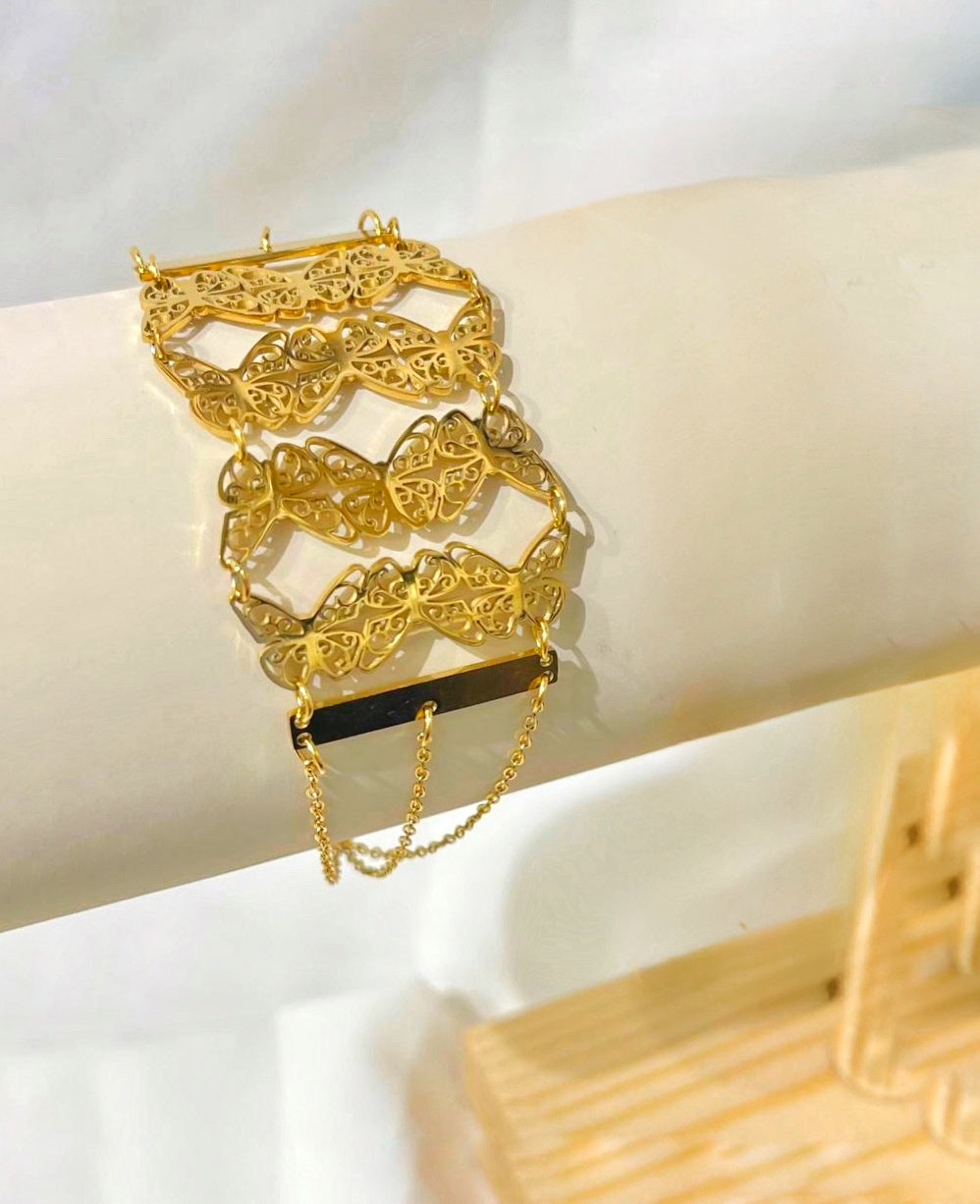 NOYA _ Bracciale a forma di farfalla