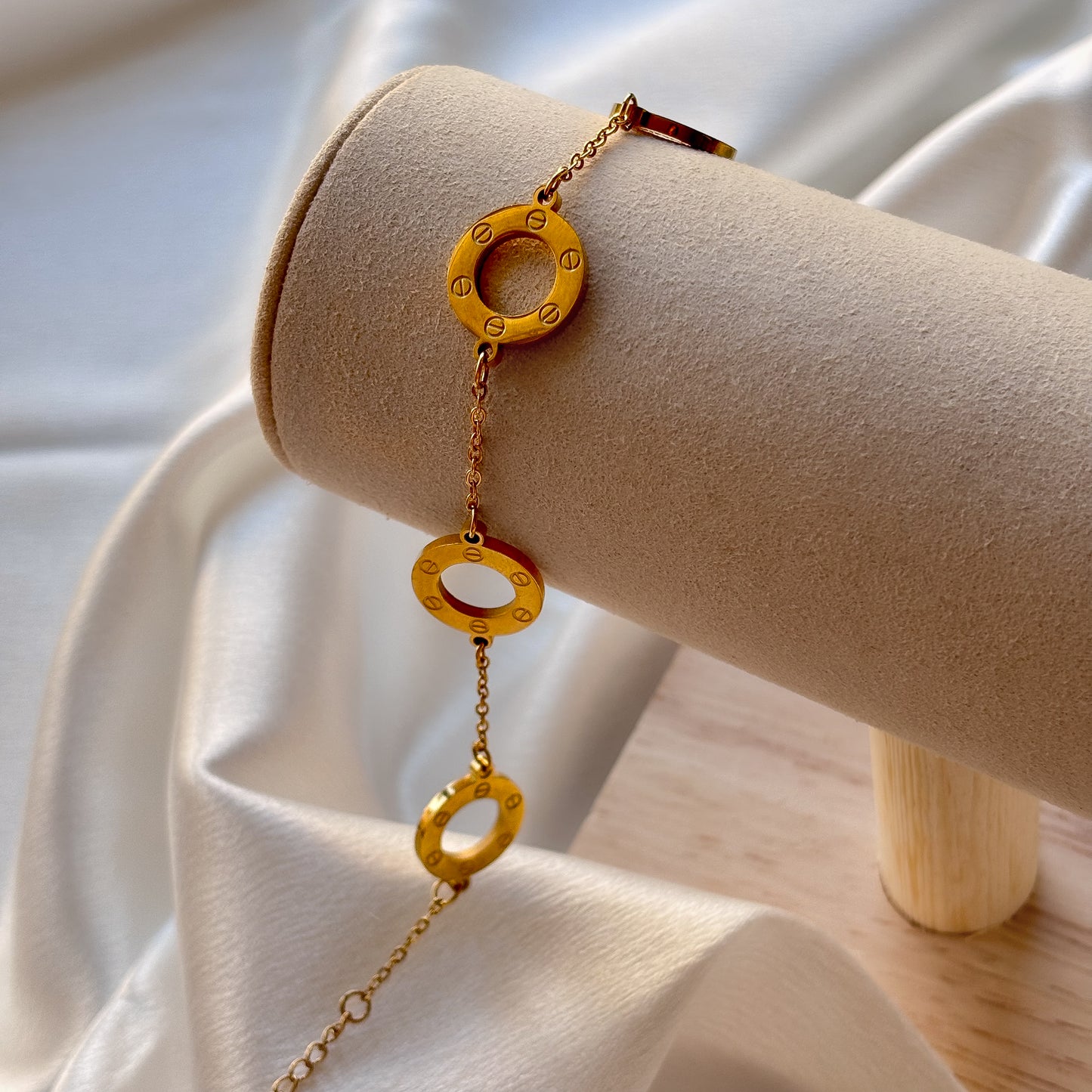 NOYA - Bracciale Cerchietti Oro