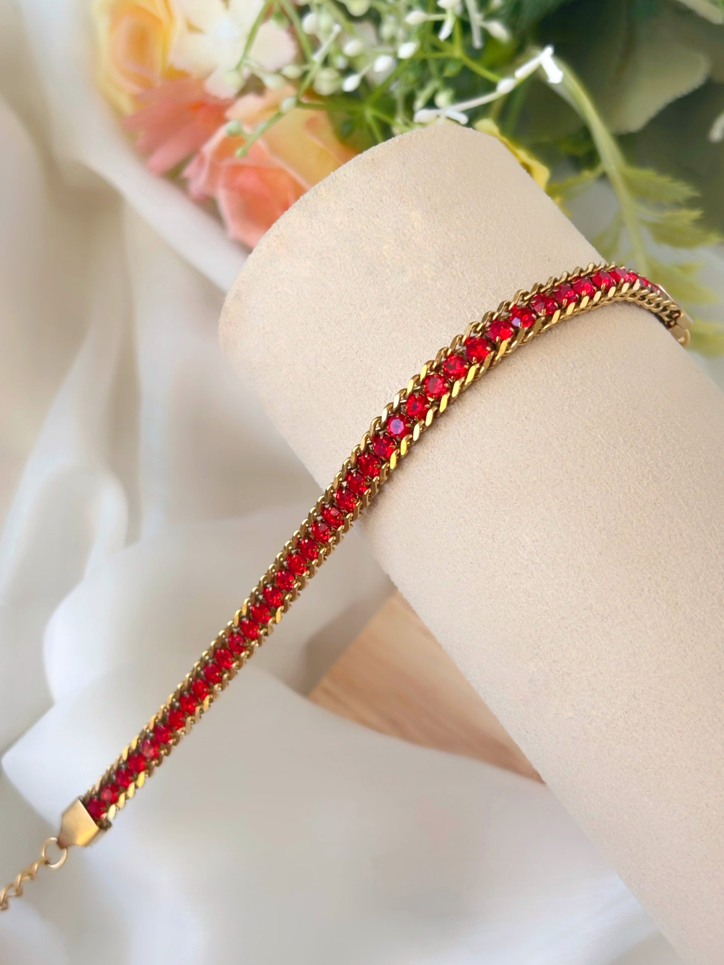 NOYA - Bracciale Perle Rosse