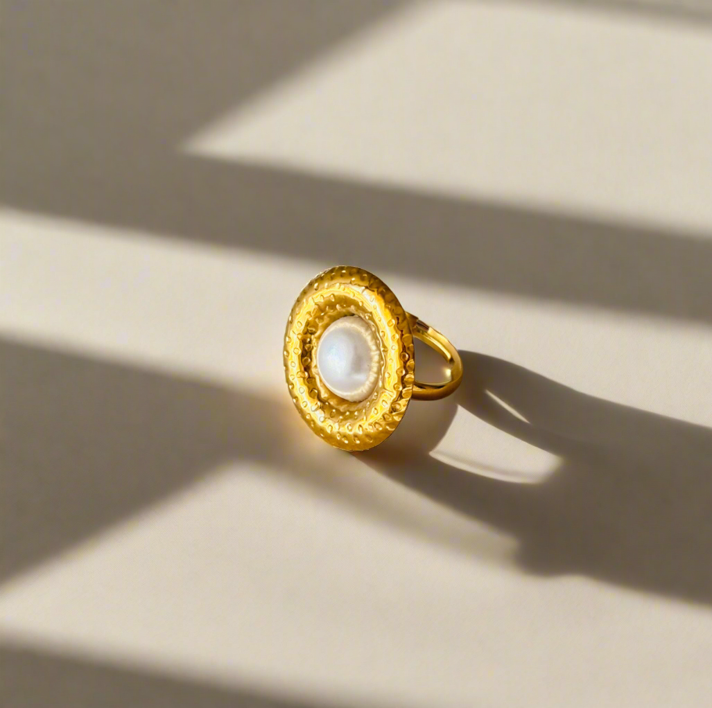 NOYA_ Anello Con pietra colorata