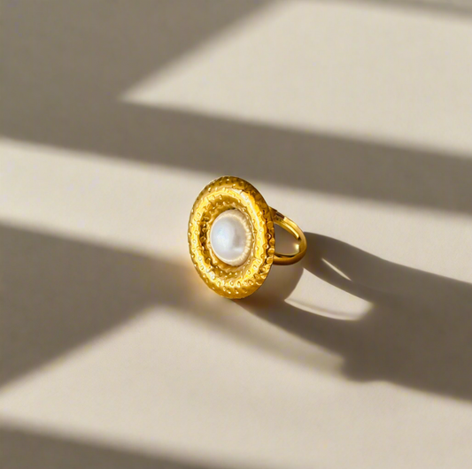 NOYA_ Anello Con pietra colorata