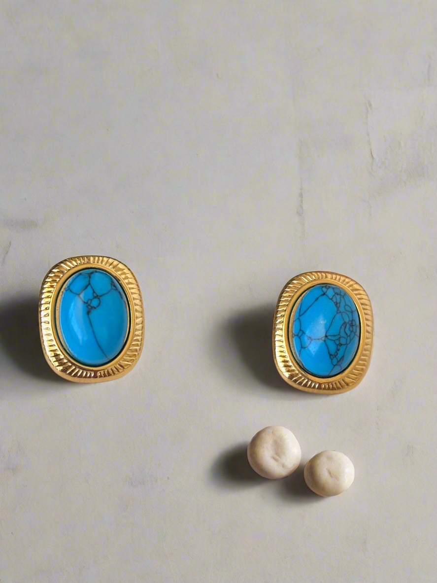 NOYA_ Orecchini con pietre colorate