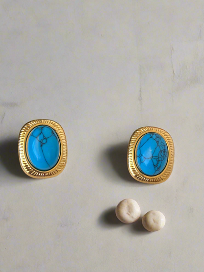 NOYA_ Orecchini con pietre colorate