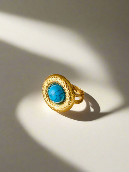 NOYA_ Anello Con pietra colorata