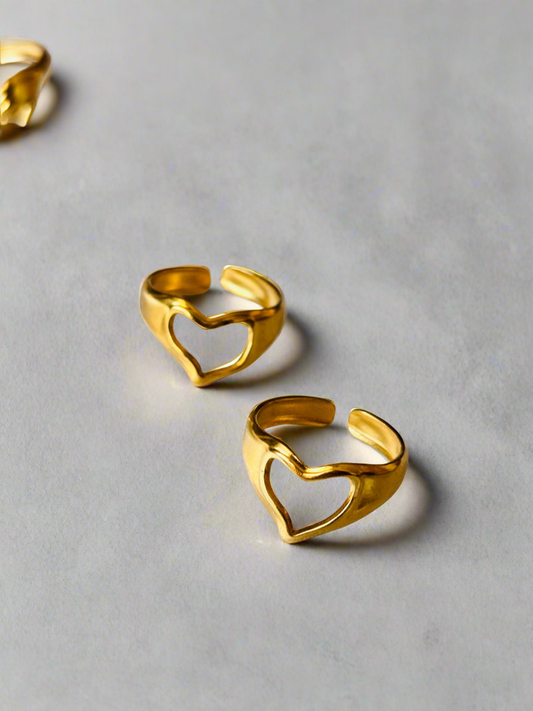 NOYA_ Anello A Forma di Cuore