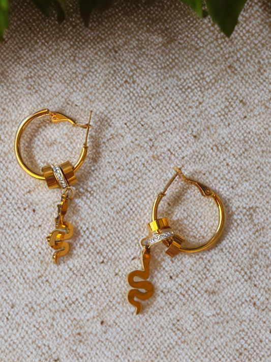 NOYA _ Orecchini serpente