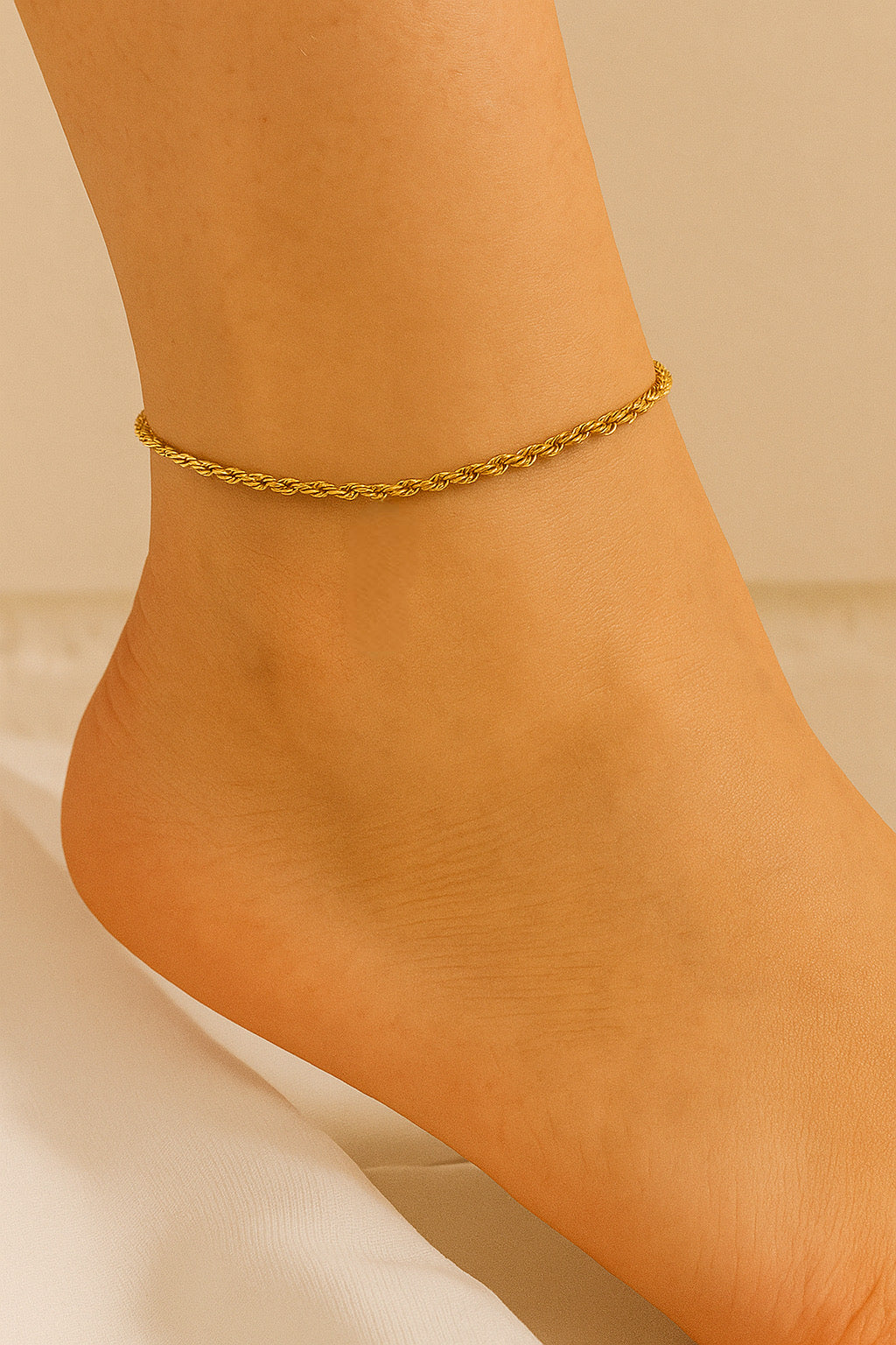 NOYA - Cavigliera Oro Treccia