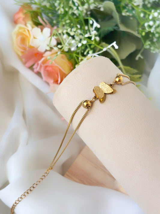 NOYA - Bracciale Farfalla Oro Semplice